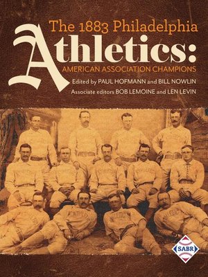 cover image of The 1883 Philadelphia Athletics